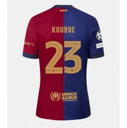 Barcelona Jules Kounde #23 Hjemmedrakt 2024-25 Kortermet