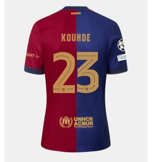 Barcelona Jules Kounde #23 Hjemmedrakt 2024-25 Kortermet