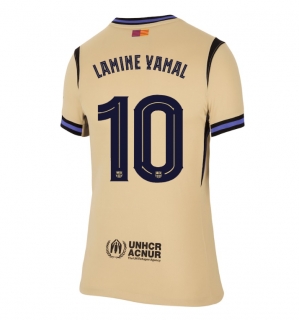 Barcelona Lamine Yamal #10 Bortedrakt Dame 2025-26 Kortermet