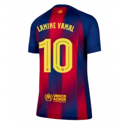 Barcelona Lamine Yamal #10 Hjemmedrakt Dame 2025-26 Kortermet
