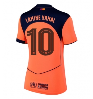 Barcelona Lamine Yamal #10 Tredjedrakt Dame 2025-26 Kortermet
