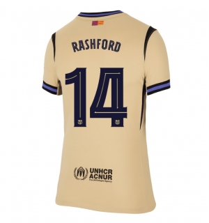 Barcelona Marcus Rashford #14 Bortedrakt Dame 2025-26 Kortermet