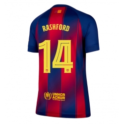 Barcelona Marcus Rashford #14 Hjemmedrakt Dame 2025-26 Kortermet