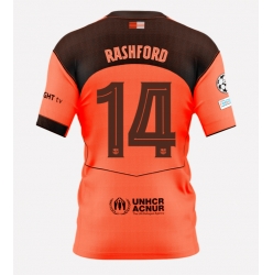 Barcelona Marcus Rashford #14 Tredjedrakt 2025-26 Kortermet
