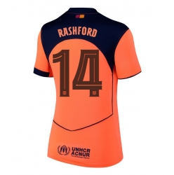 Barcelona Marcus Rashford #14 Tredjedrakt Dame 2025-26 Kortermet
