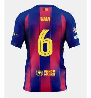 Barcelona Paez Gavi #6 Hjemmedrakt 2025-26 Kortermet