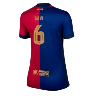 Barcelona Paez Gavi #6 Hjemmedrakt Dame 2024-25 Kortermet