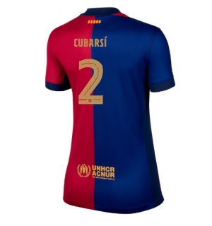 Barcelona Pau Cubarsi #2 Hjemmedrakt Dame 2024-25 Kortermet