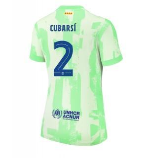 Barcelona Pau Cubarsi #2 Tredjedrakt Dame 2024-25 Kortermet