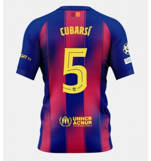 Barcelona Pau Cubarsi #5 Hjemmedrakt 2025-26 Kortermet