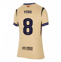 Barcelona Pedri Gonzalez #8 Bortedrakt Dame 2025-26 Kortermet