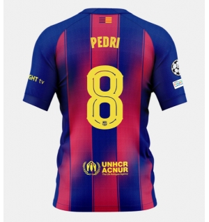 Barcelona Pedri Gonzalez #8 Hjemmedrakt 2025-26 Kortermet