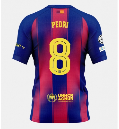 Barcelona Pedri Gonzalez #8 Hjemmedrakt 2025-26 Kortermet Barcelona Pedri Gonzalez #8 Hjemmedrakt 2025-26 Kortermet