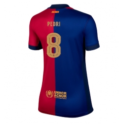 Barcelona Pedri Gonzalez #8 Hjemmedrakt Dame 2024-25 Kortermet