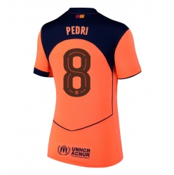 Barcelona Pedri Gonzalez #8 Tredjedrakt Dame 2025-26 Kortermet