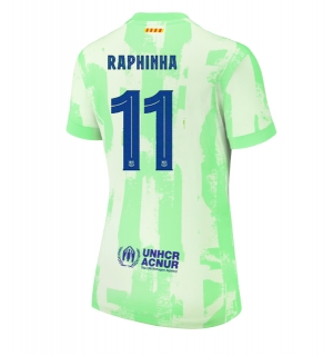 Barcelona Raphinha Belloli #11 Tredjedrakt Dame 2024-25 Kortermet