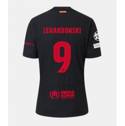Barcelona Robert Lewandowski #9 Bortedrakt 2024-25 Kortermet