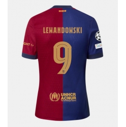 Barcelona Robert Lewandowski #9 Hjemmedrakt 2024-25 Kortermet