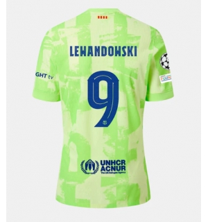 Barcelona Robert Lewandowski #9 Tredjedrakt 2024-25 Kortermet
