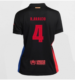 Barcelona Ronald Araujo #4 Bortedrakt Dame 2024-25 Kortermet