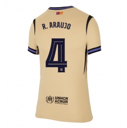 Barcelona Ronald Araujo #4 Bortedrakt Dame 2025-26 Kortermet