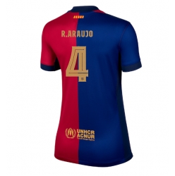 Barcelona Ronald Araujo #4 Hjemmedrakt Dame 2024-25 Kortermet