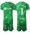 Barcelona Ter Stegen #1 Keeper Bortedraktsett Barn 2024-25 Kortermet (+ Korte bukser)