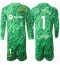 Barcelona Ter Stegen #1 Keeper Bortedraktsett Barn 2024-25 Langermet (+ Korte bukser)