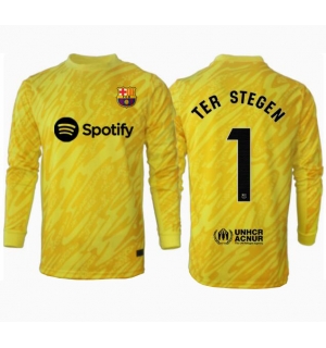 Barcelona Ter Stegen #1 Keeper Hjemmedrakt 2024-25 Langermet