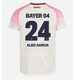 Bayer Leverkusen Aleix Garcia #24 Bortedrakt 2025-26 Kortermet