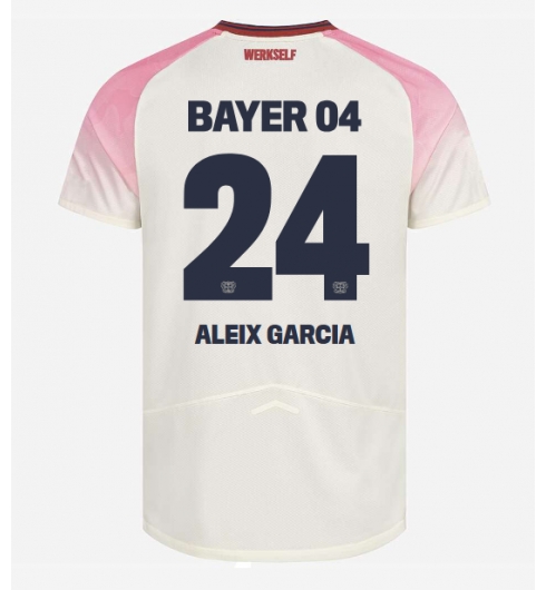 Bayer Leverkusen Aleix Garcia #24 Bortedrakt 2025-26 Kortermet Bayer Leverkusen Aleix Garcia #24 Bortedrakt 2025-26 Kortermet