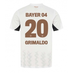 Bayer Leverkusen Alejandro Grimaldo #20 Bortedrakt 2024-25 Kortermet