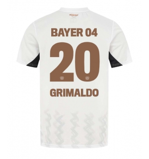 Bayer Leverkusen Alejandro Grimaldo #20 Bortedrakt 2024-25 Kortermet