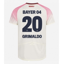 Bayer Leverkusen Alejandro Grimaldo #20 Bortedrakt 2025-26 Kortermet
