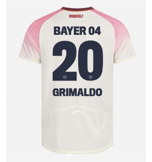 Bayer Leverkusen Alejandro Grimaldo #20 Bortedrakt 2025-26 Kortermet