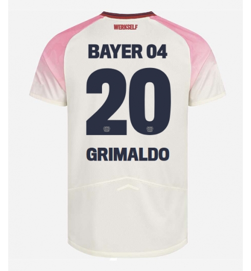 Bayer Leverkusen Alejandro Grimaldo #20 Bortedrakt 2025-26 Kortermet Bayer Leverkusen Alejandro Grimaldo #20 Bortedrakt 2025-26 Kortermet