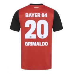 Bayer Leverkusen Alejandro Grimaldo #20 Hjemmedrakt 2024-25 Kortermet