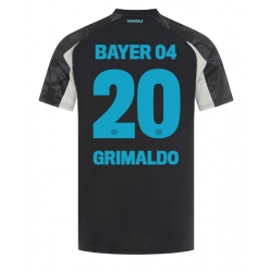 Bayer Leverkusen Alejandro Grimaldo #20 Tredjedrakt 2024-25 Kortermet