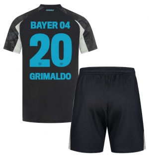 Bayer Leverkusen Alejandro Grimaldo #20 Tredjedraktsett Barn 2024-25 Kortermet (+ Korte bukser)