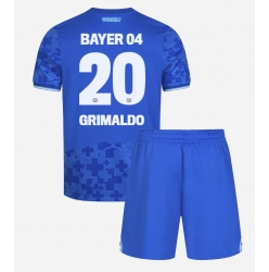 Bayer Leverkusen Alejandro Grimaldo #20 Tredjedraktsett Barn 2025-26 Kortermet (+ Korte bukser)