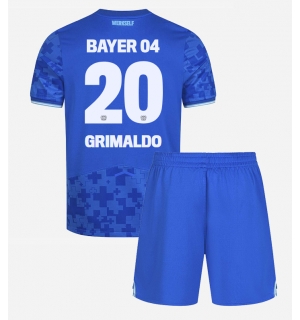 Bayer Leverkusen Alejandro Grimaldo #20 Tredjedraktsett Barn 2025-26 Kortermet (+ Korte bukser)