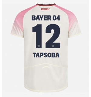 Bayer Leverkusen Edmond Tapsoba #12 Bortedrakt 2025-26 Kortermet