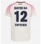 Bayer Leverkusen Edmond Tapsoba #12 Bortedrakt 2025-26 Kortermet Bayer Leverkusen Edmond Tapsoba #12 Bortedrakt 2025-26 Kortermet