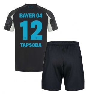 Bayer Leverkusen Edmond Tapsoba #12 Tredjedraktsett Barn 2024-25 Kortermet (+ Korte bukser)