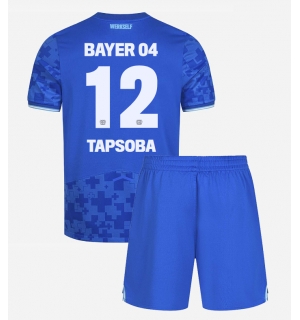 Bayer Leverkusen Edmond Tapsoba #12 Tredjedraktsett Barn 2025-26 Kortermet (+ Korte bukser)