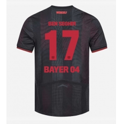 Bayer Leverkusen Eliesse Ben Seghir #17 Hjemmedrakt 2025-26 Kortermet
