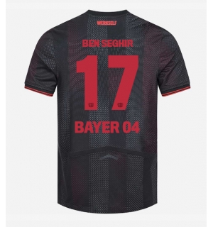 Bayer Leverkusen Eliesse Ben Seghir #17 Hjemmedrakt 2025-26 Kortermet