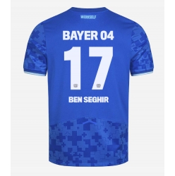 Bayer Leverkusen Eliesse Ben Seghir #17 Tredjedrakt 2025-26 Kortermet