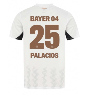 Bayer Leverkusen Exequiel Palacios #25 Bortedrakt 2024-25 Kortermet