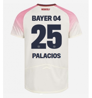 Bayer Leverkusen Exequiel Palacios #25 Bortedrakt 2025-26 Kortermet